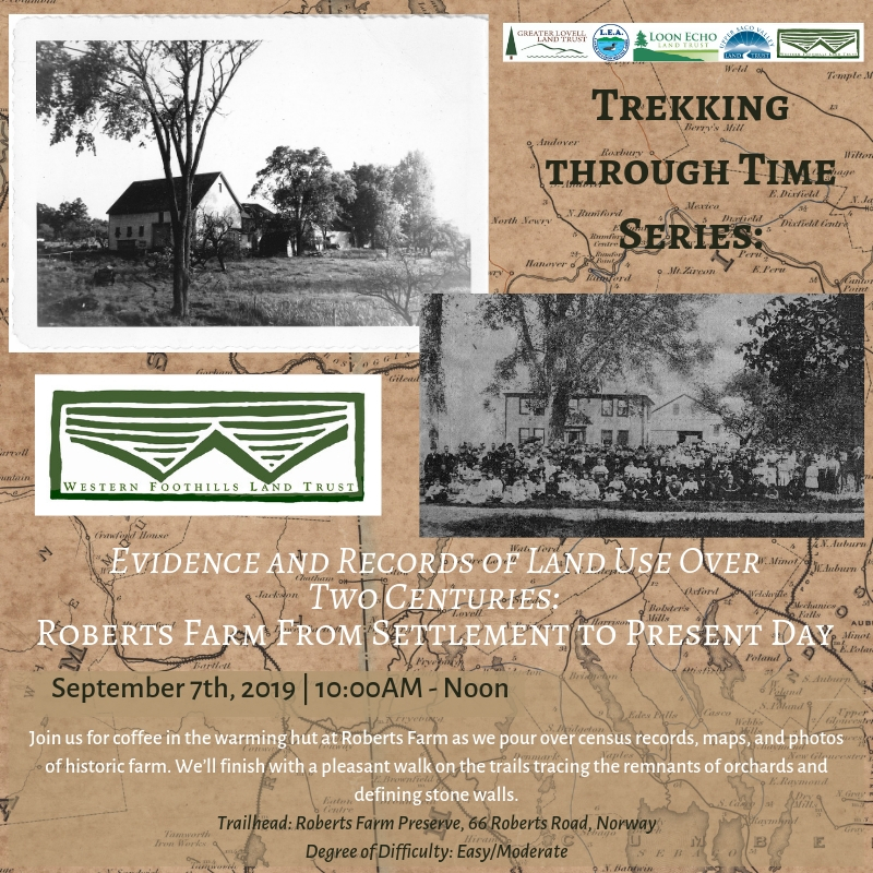 September - Evidence of Land Use Over 2 Centuries